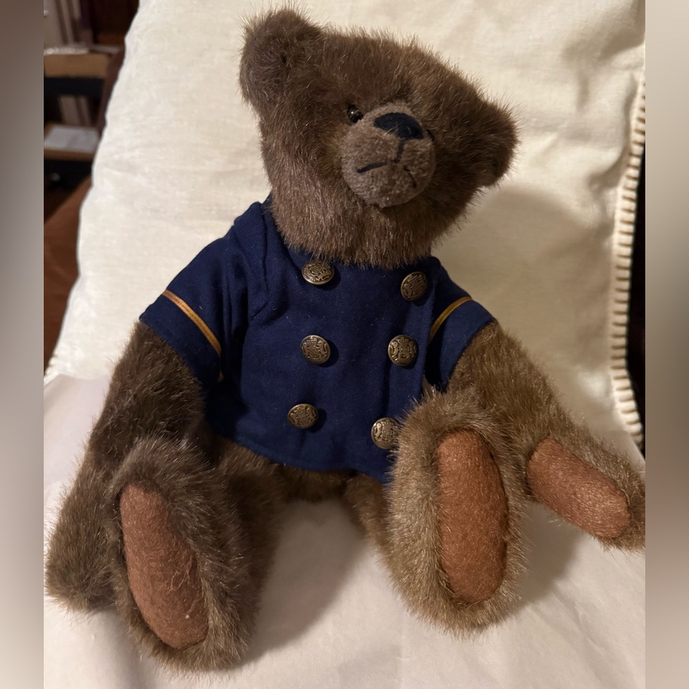 Retired Vintage Pat Murphy Design Boyds Bear Gen. PDQ Paddington Bear 14" 1997